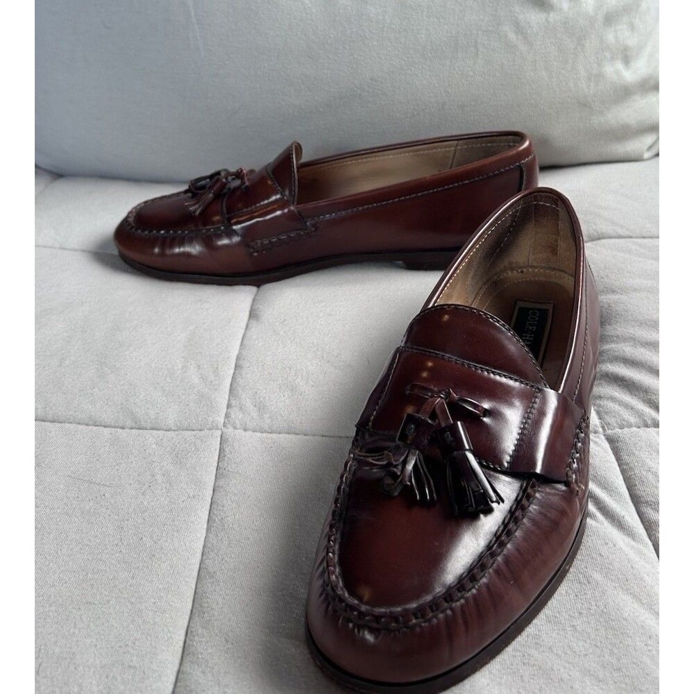 Cole Haan Pinch Tassel Penny Loafer Men's US 11.5 D Slip On Dress Shoes Classic